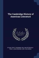 The Cambridge History of American Literature