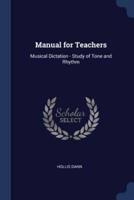 Manual for Teachers