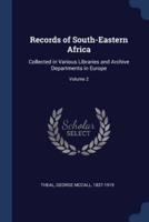 Records of South-Eastern Africa