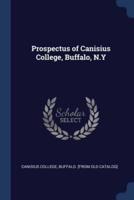 Prospectus of Canisius College, Buffalo, N.Y