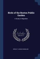 Birds of the Boston Public Garden