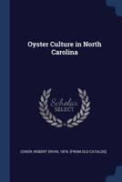 Oyster Culture in North Carolina