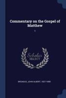 Commentary on the Gospel of Matthew