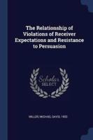 The Relationship of Violations of Receiver Expectations and Resistance to Persuasion