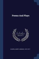 Poems And Plays