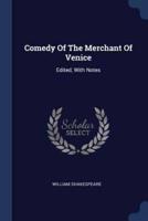 Comedy Of The Merchant Of Venice