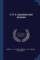 C. P. A. Questions And Answers