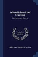 Tulane University Of Louisiana
