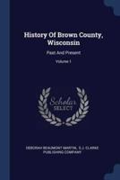 History Of Brown County, Wisconsin