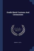 Oraibi Natal Customs And Ceremonies