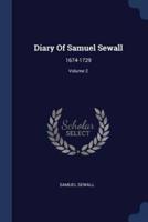 Diary Of Samuel Sewall