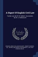 A Digest Of English Civil Law