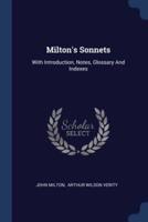 Milton's Sonnets