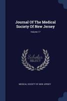 Journal Of The Medical Society Of New Jersey; Volume 17