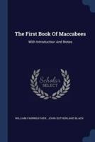 The First Book Of Maccabees
