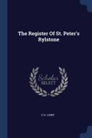 The Register Of St. Peter's Rylstone