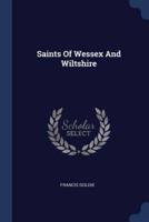 Saints Of Wessex And Wiltshire