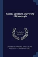 Alumni Directory, University Of Pittsburgh