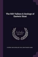 The Rift Valleys & Geology of Eastern Sinai