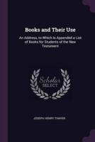 Books and Their Use
