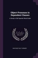 Object-Pronouns in Dependent Clauses