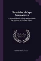 Chronicles of Cape Commanders