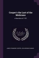 Cooper's the Last of the Mohicans