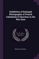Exhibition of Enlarged Photographs of French Cathedrals & Churches in the War Zone