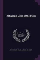 Johnson's Lives of the Poets