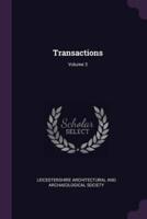 Transactions; Volume 3