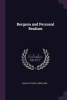 Bergson and Personal Realism