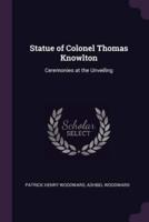 Statue of Colonel Thomas Knowlton