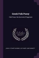 Greek Folk Poesy