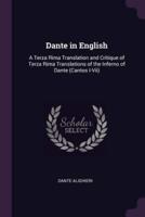 Dante in English