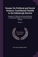 Essays On Political and Social Science