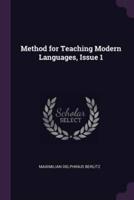 Method for Teaching Modern Languages, Issue 1