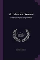 Mt. Lebanon to Vermont