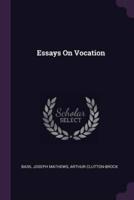 Essays On Vocation