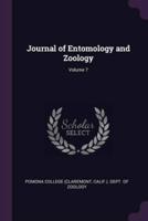 Journal of Entomology and Zoology; Volume 7