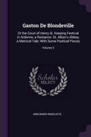 Gaston De Blondeville