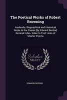 The Poetical Works of Robert Browning