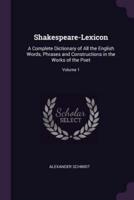 Shakespeare-Lexicon