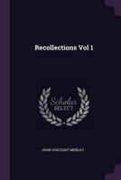 Recollections Vol 1