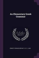 An Elementary Greek Grammar