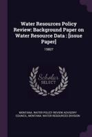 Water Resources Policy Review
