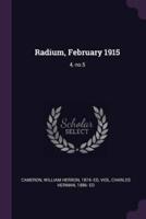 Radium, February 1915
