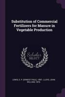 Substitution of Commercial Fertilizers for Manure in Vegetable Production