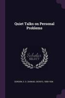 Quiet Talks on Personal Problems
