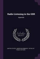 Radio Listening in the GDR