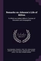 Remarks on Johnson's Life of Milton